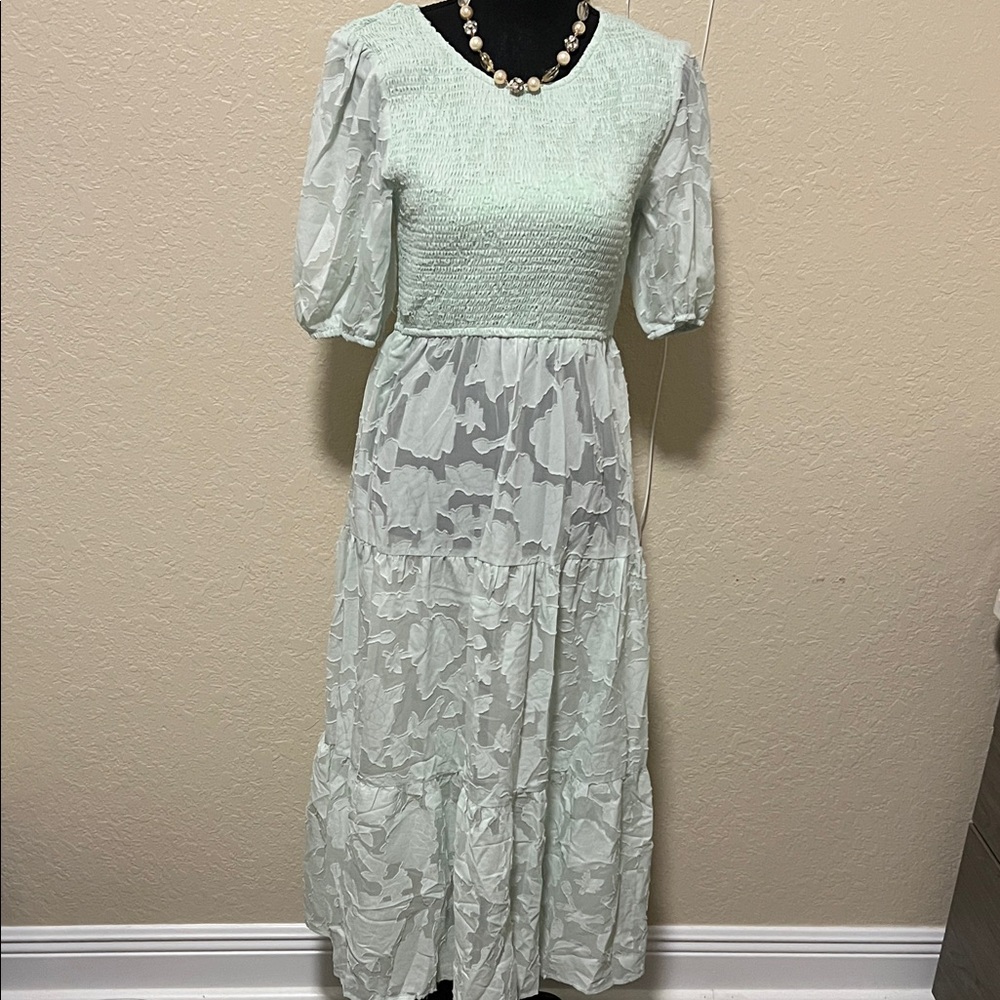 Elegant Mint Green Women's Dress